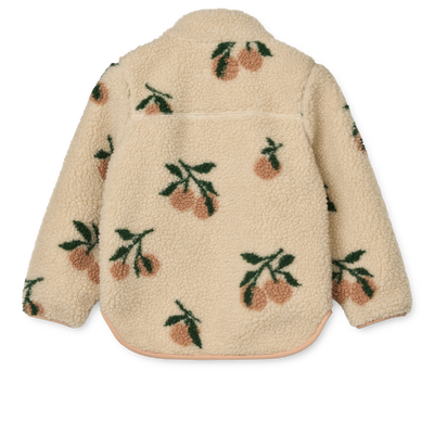 Liewood - Fleece Jacke für Kinder Pfirsche 'Nolan Pile Jacket - Peach / Sea shell'