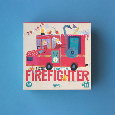 Londji - Puzzle (36) 'I WANT TO BE FIREFIGHTER'