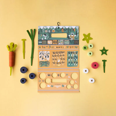 Londji - Holzspielzeug zum Fädeln 'WOODEN TOYS - VEGGIES'