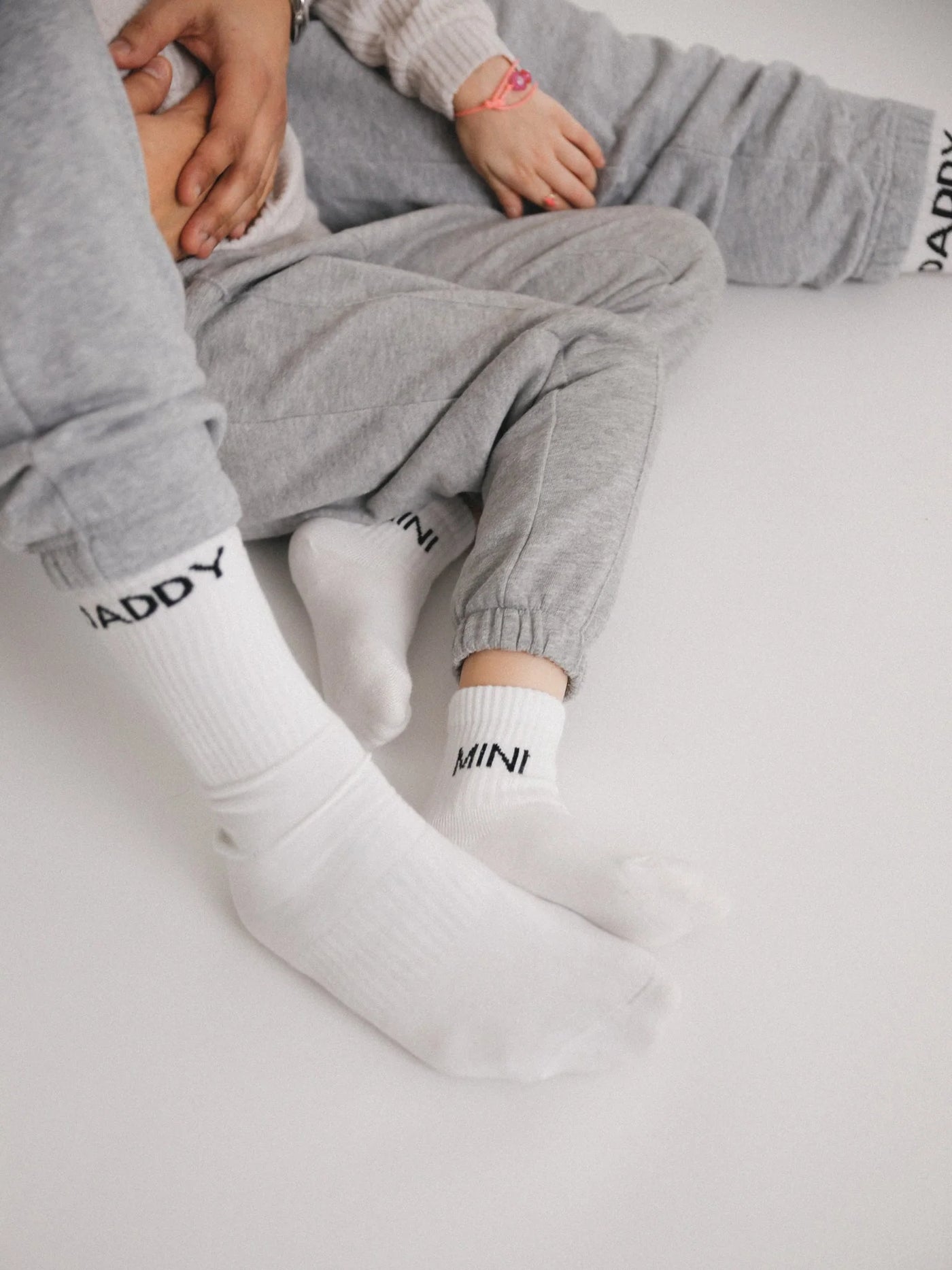 FAMVIBES - Daddy Tennis Socken 'DADDY SOCKEN - WEISS'