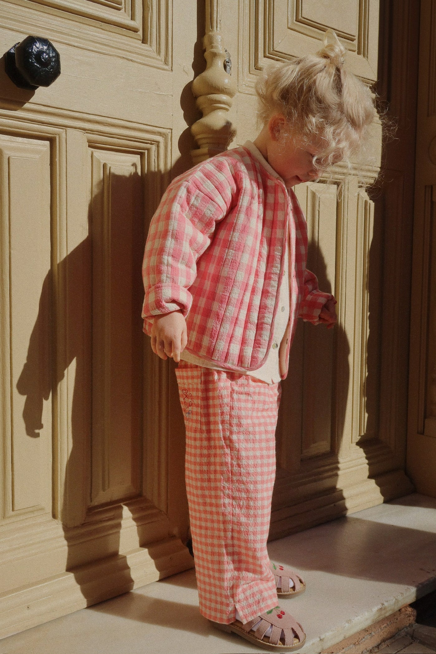 Konges Slöjd - Jacke mit Muster 'RHW x KS BELLA JACKET -  PEACH BLOSSOM CHECK'