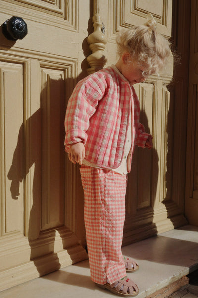 Konges Slöjd - Jacke mit Muster 'RHW x KS BELLA JACKET -  PEACH BLOSSOM CHECK'