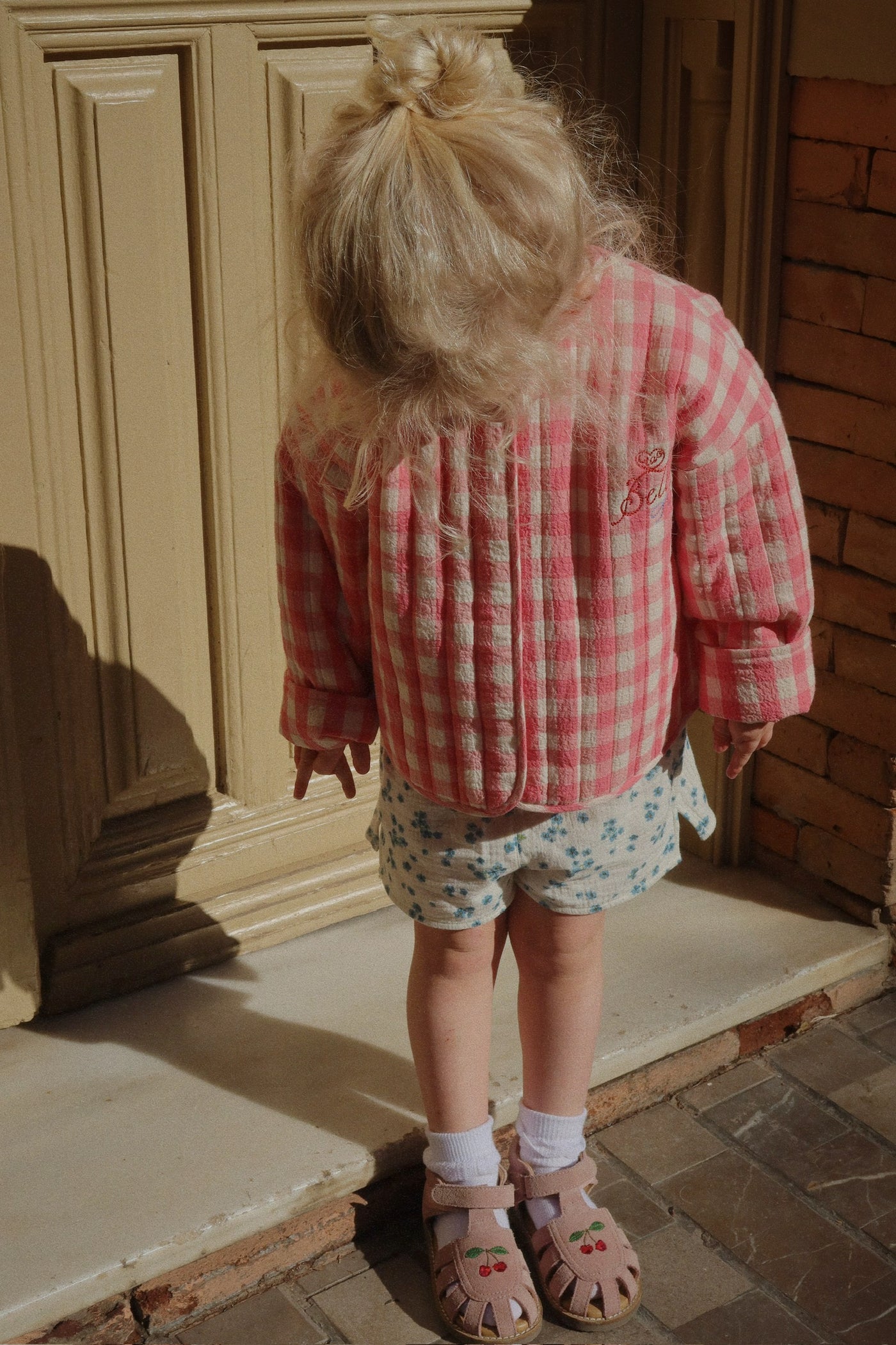 Konges Slöjd - Jacke mit Muster 'RHW x KS BELLA JACKET -  PEACH BLOSSOM CHECK'