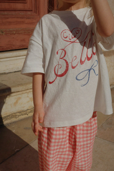 Konges Slojd - T-shirt mit Bella 'RHW X KS BELLA TEE OCS - ANTIQUE WHITE'