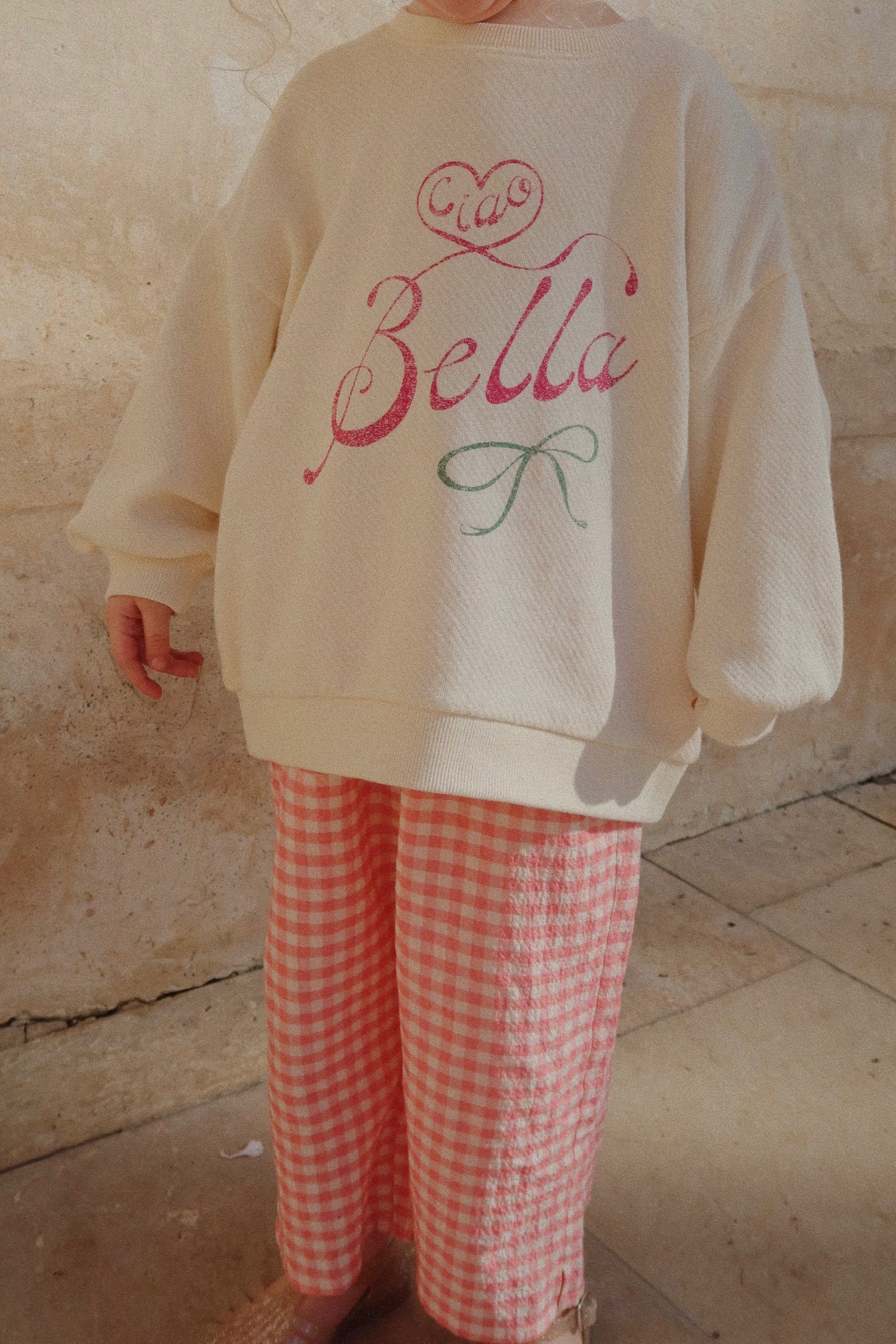 Konges Slojd - Sweatshirt mit Bella 'RHW X KS BELLA SWEAT GOTS - ANTIQUE WHITE'