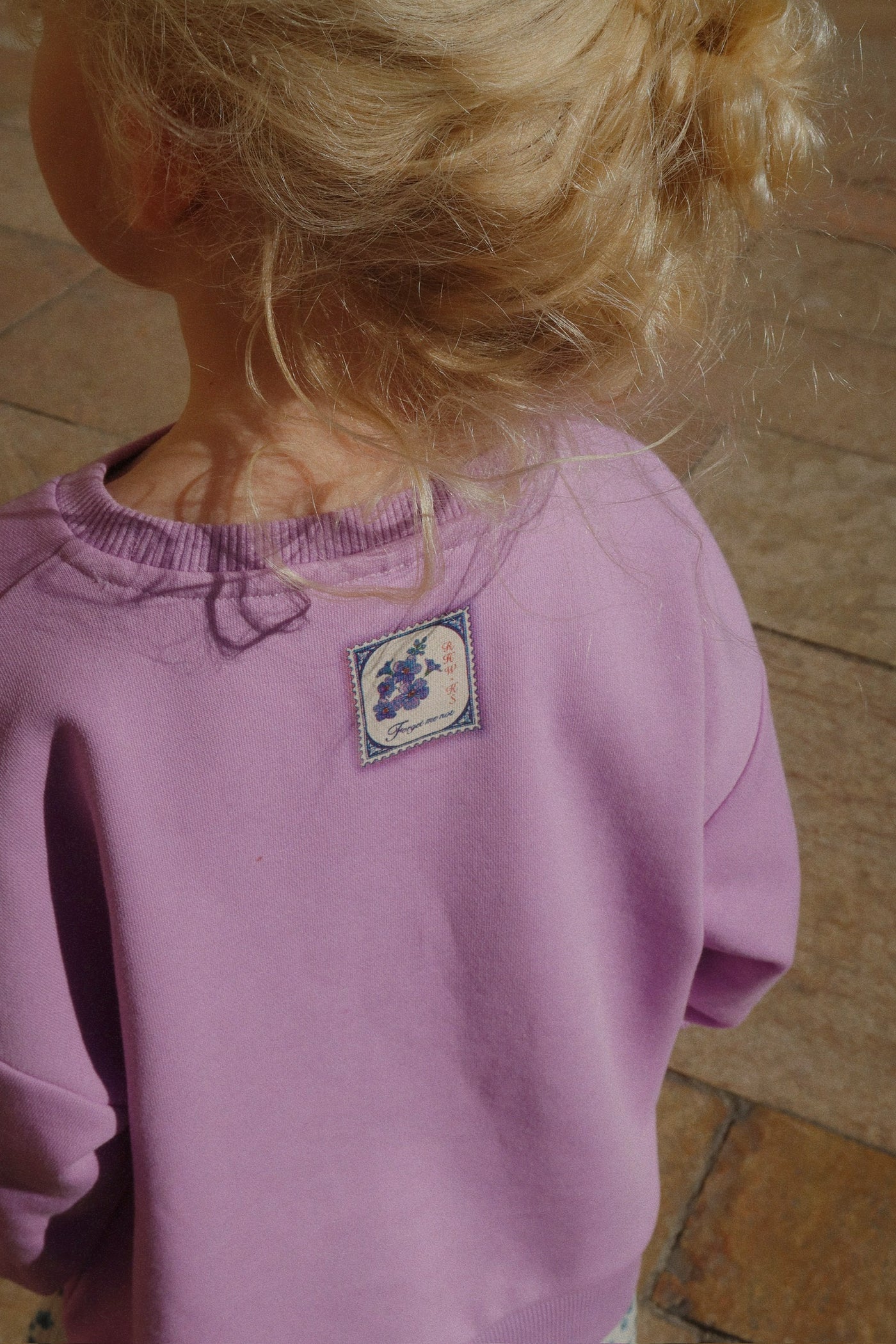 Konges Slojd - Sweatshirt 'RHW X KS LETTRE SWEAT OCS - LUPINE'
