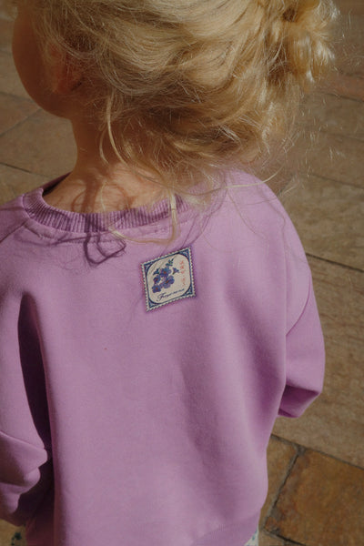 Konges Slojd - Sweatshirt 'RHW X KS LETTRE SWEAT OCS - LUPINE'
