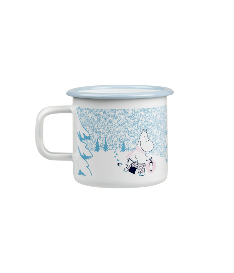 Muurla - Becher mit MOOMIN (Weiss, Weihnachten) 'Tasse (3,7 DL)'