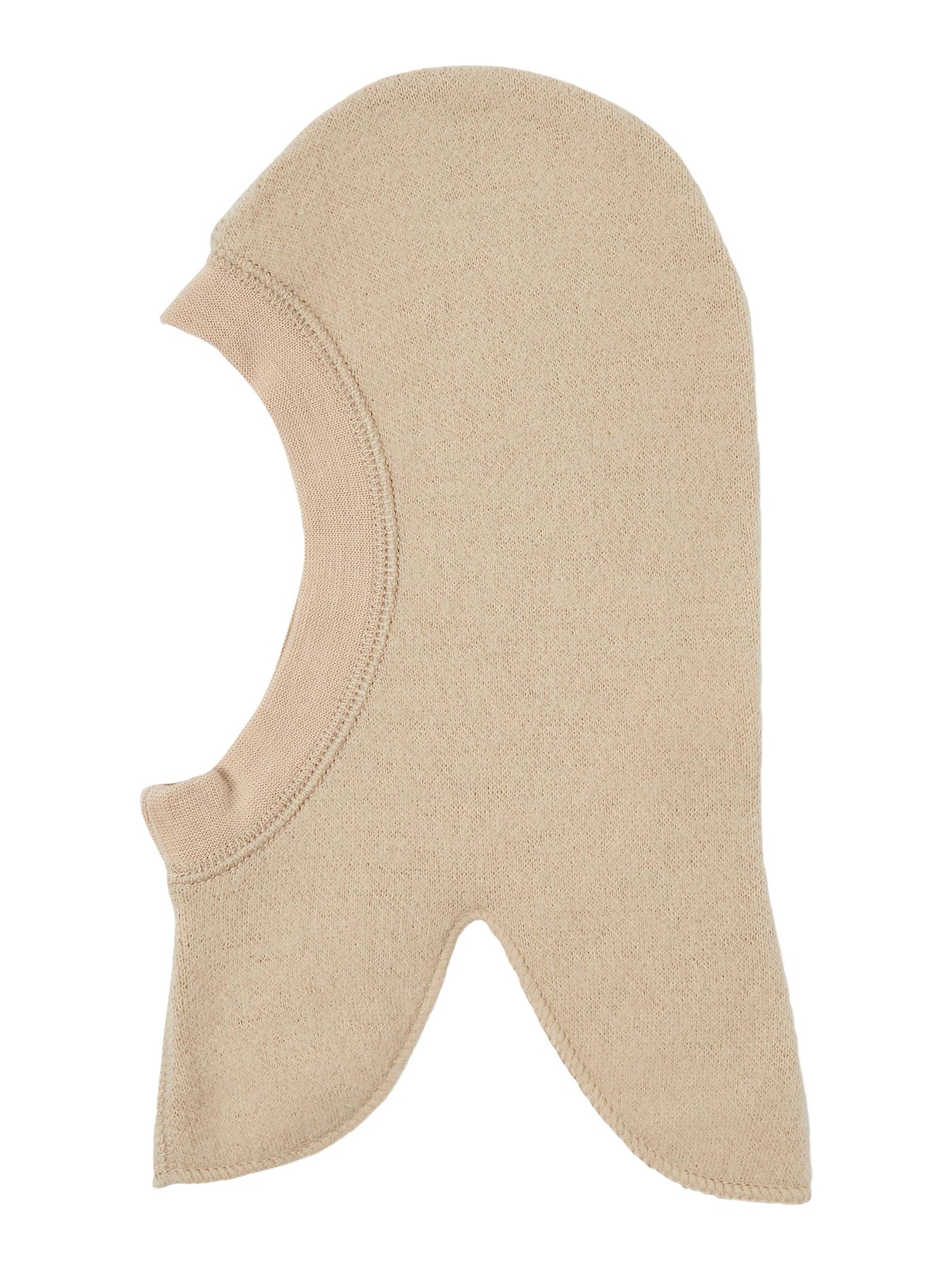 Name It - Schlupfmütze aus Wolle in Beige 'NBFWMINO WOOL BRU BALACLAVA XXIII - White Pepper'