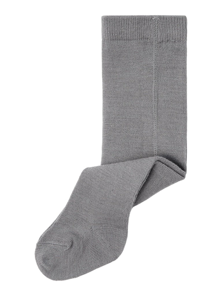 Lil Atelier - Strumpfhose aus Wolle 'NBMWAK WOOL PANTYHOSE SOLID XXIII - Silver filigree'