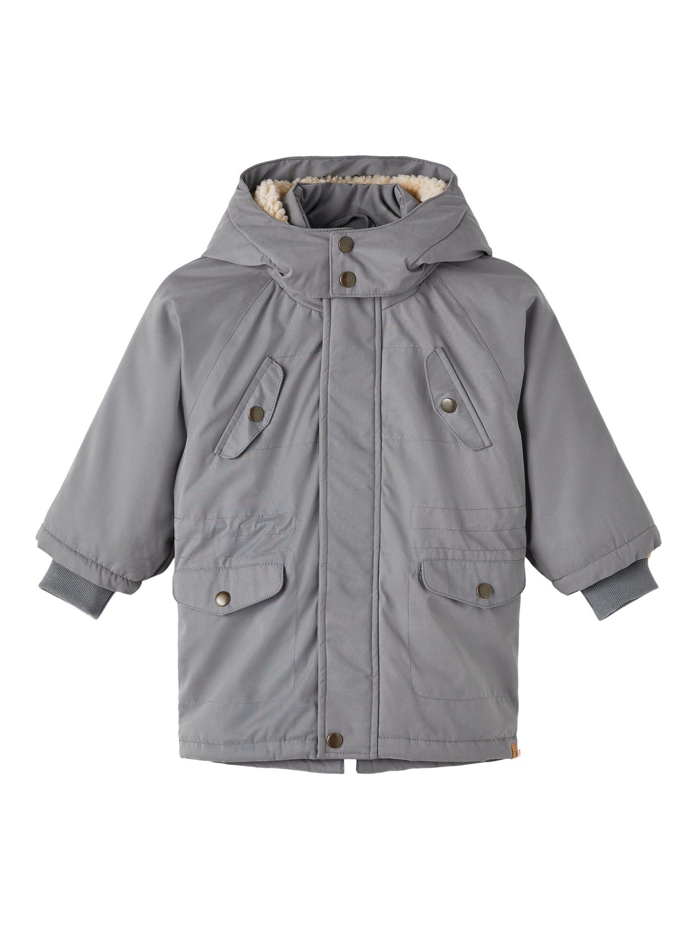 Lil Atelier - Winterjacke 'LONG JACKET W PADDING FO LIL - Quiet Shade'
