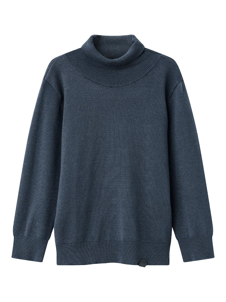 Name it - Pullover 'NNMMROMIL LS ROLLNECK KNIT - India ink'