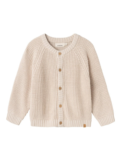 Lil Atelier - Cardigan 'NMNEMLEN LIN LS KNIT LIL NOOS - Sheer Bliss'
