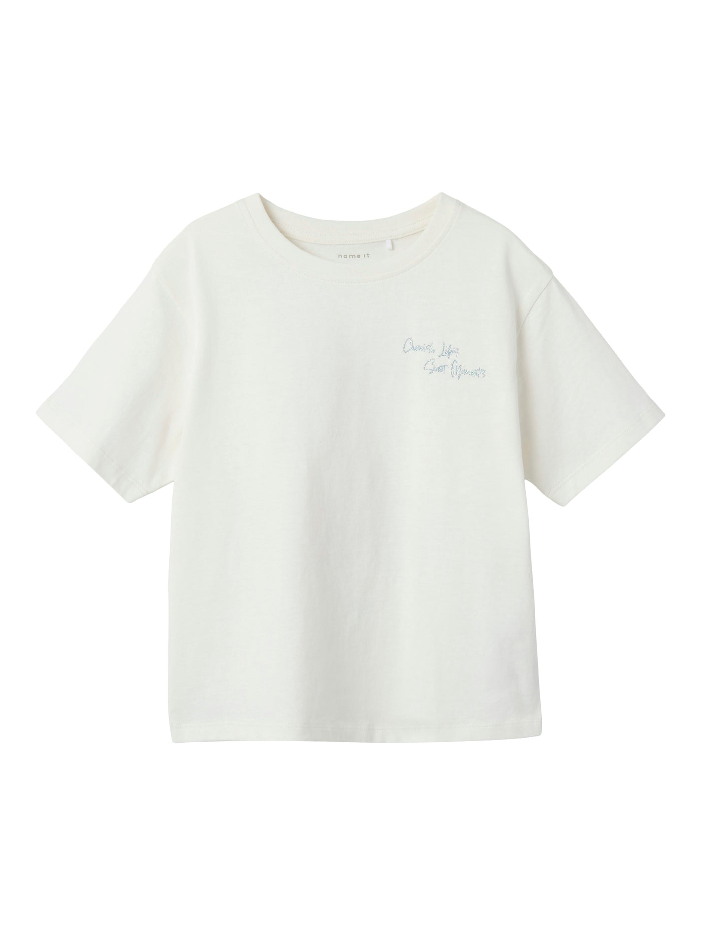 Name it - T-shirt 'NKFLILLIAN SS NREG SS TOP - Jet Stream'