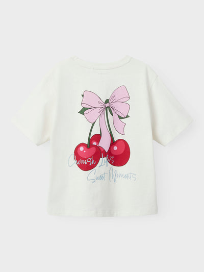 Name it - T-shirt 'NKFLILLIAN SS NREG SS TOP - Jet Stream'