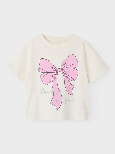 Name it - T-shirt 'NMFLILLIAN SS NREG SS TOP - Jet Stream'
