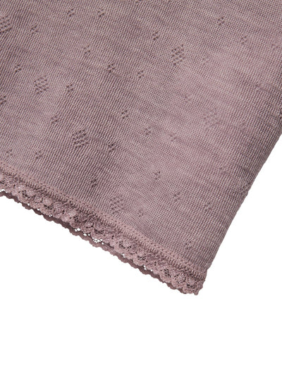 Name it - Langarmshirt 'NMFWANG WOOL NEEDLE LS TOP SOLID NOOS - Purple Dove'
