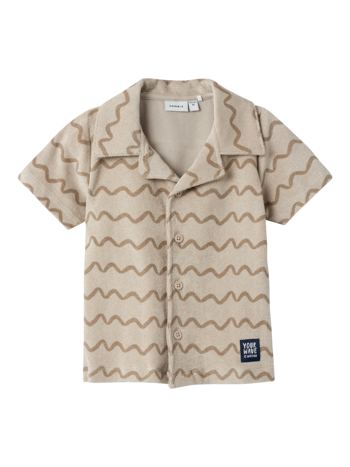 Name It - T-shirt ' NMMFELO TERRY SS SHIRT - Pure Cashmere'