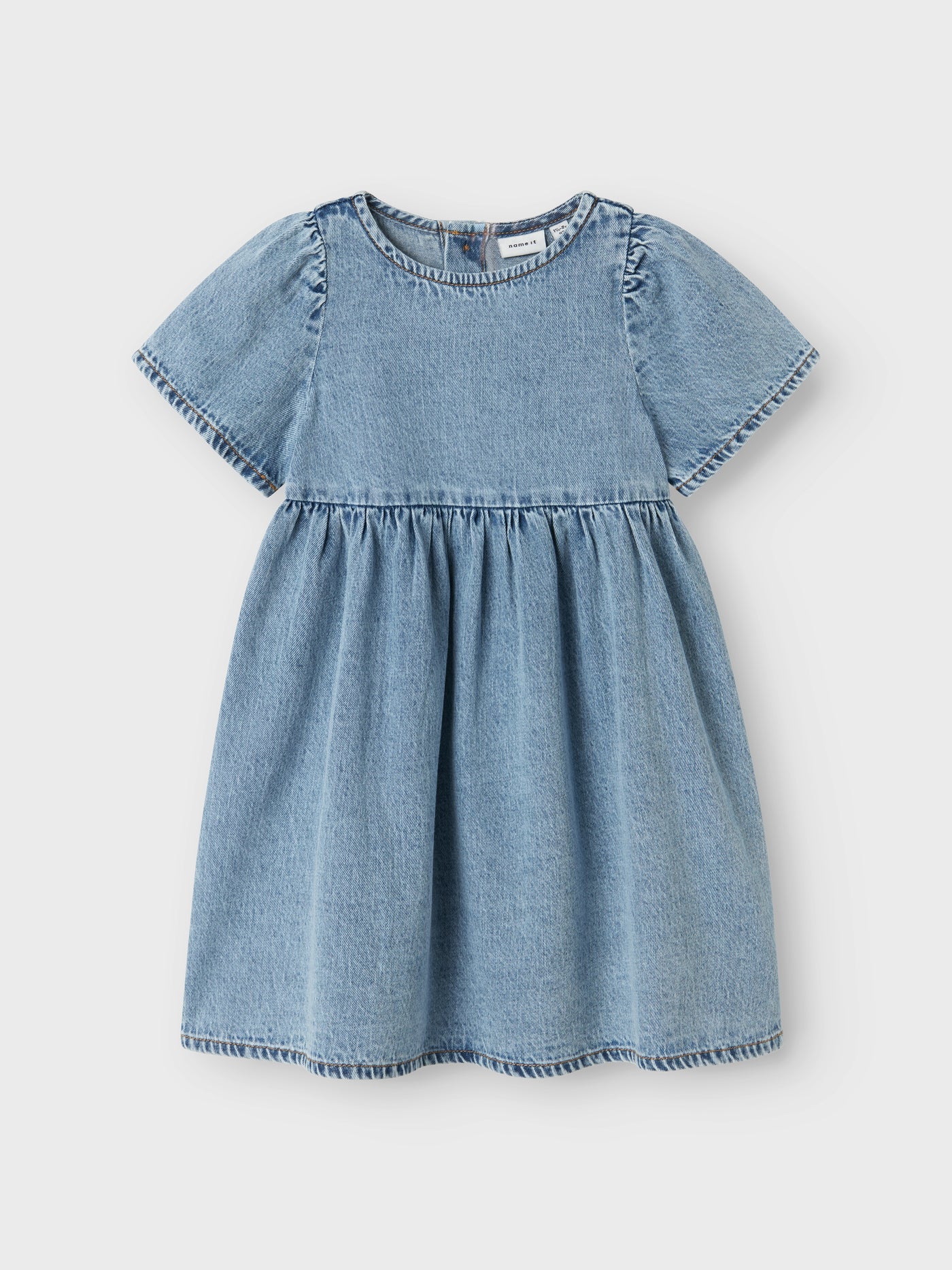 Name it - Jeanskleid mit Knöpfen 'NMFGEMMA LOOSE DNM DRESS 4070- OV H- Medium Blue Denim'
