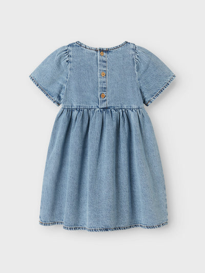 Name it - Jeanskleid mit Knöpfen 'NMFGEMMA LOOSE DNM DRESS 4070- OV H- Medium Blue Denim'