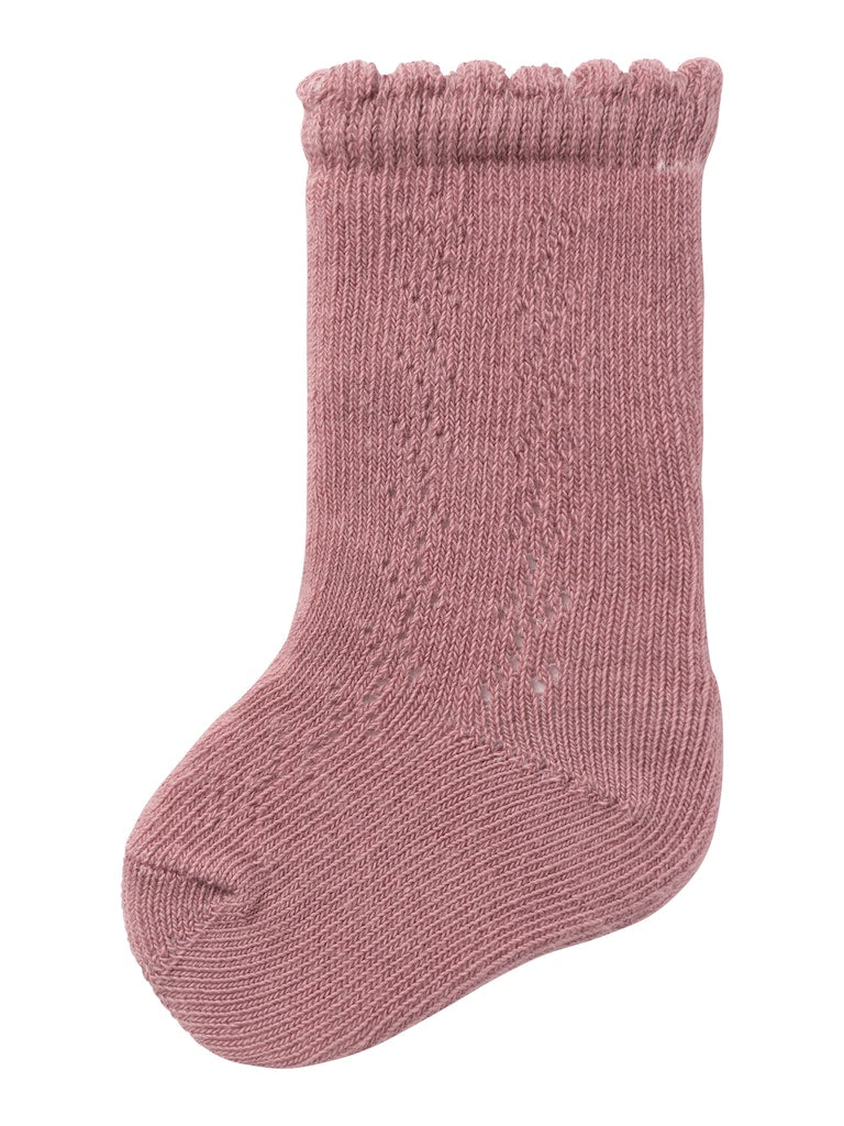 Lil Atelier - Socken 'NBFSOLAIMA DOL KNEE SOCK LIL - Nostalgia Rose'