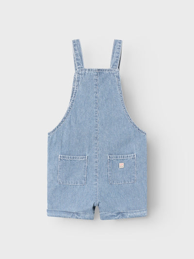 Name it - Latzhose mit Streifen 'NMFBELLA REG DNM BIB SHORTS 3402-IP J - Medium Blue Denim'
