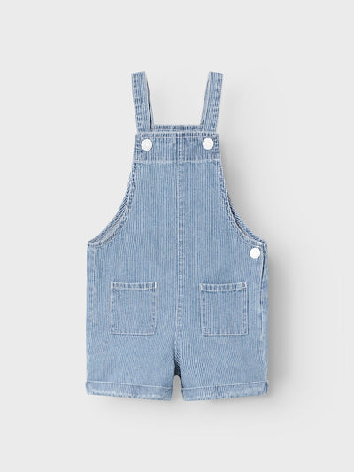 Name it - Latzhose mit Streifen 'NMFBELLA REG DNM BIB SHORTS 3402-IP J - Medium Blue Denim'