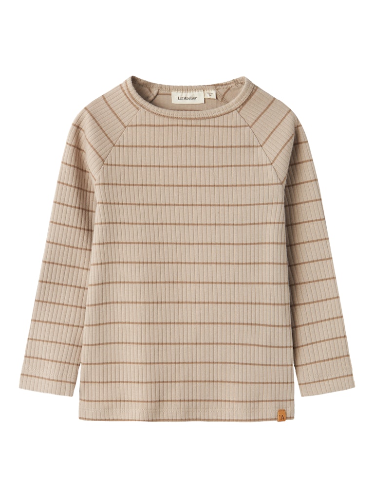 Lil Atelier - Langarmshirt 'NMMKAIL LS SLIM TOP LIL NOOS - Pure Cashmere'
