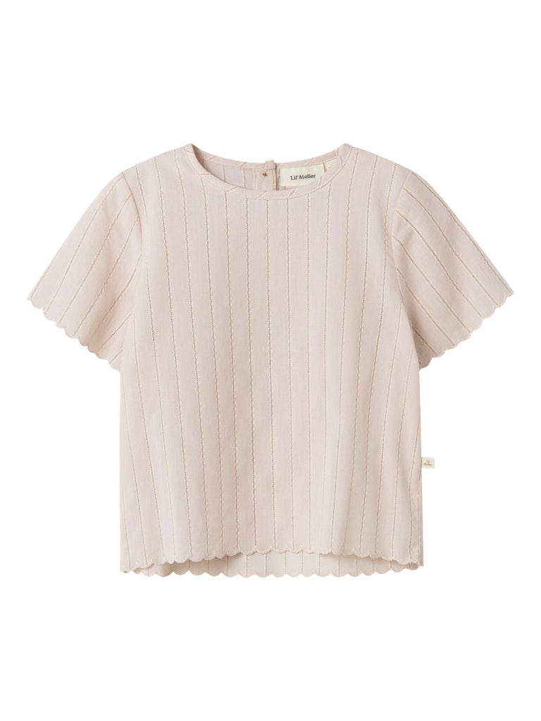 Lil Atelier - T-shirt 'NMFDALILA SS LOOSE SHIRT LIL - Peach Whip'
