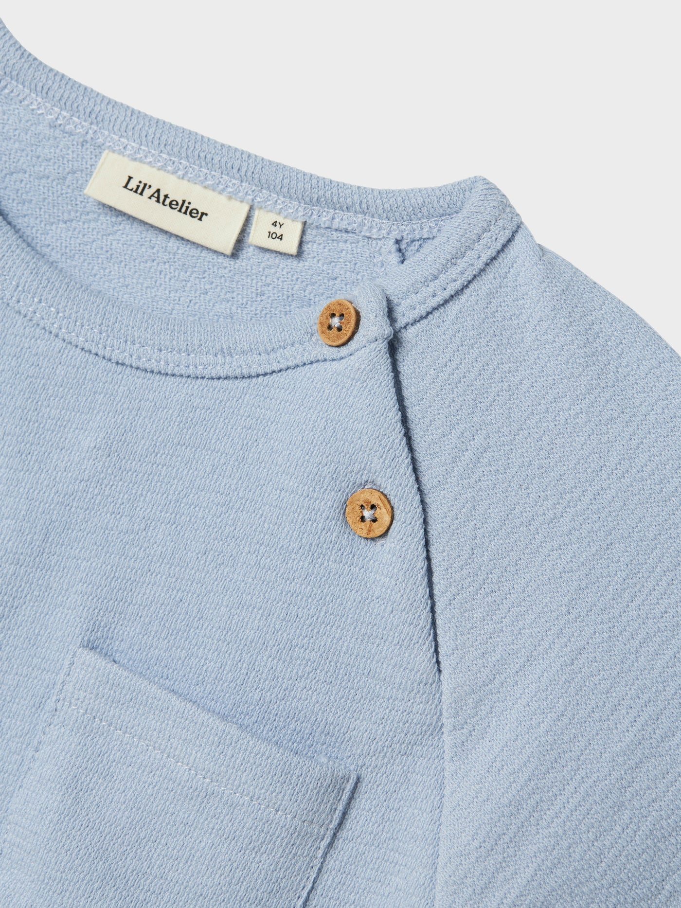 Lil Atelier - T-shirt 'NMMJOLLO SS SWEAT LIL - Zen Blue'