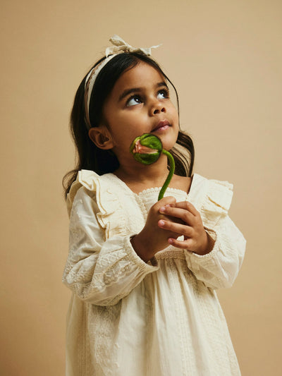 Lil Atelier - Kleid 'NMFROSO LS DRESS LIL - Turtledove'
