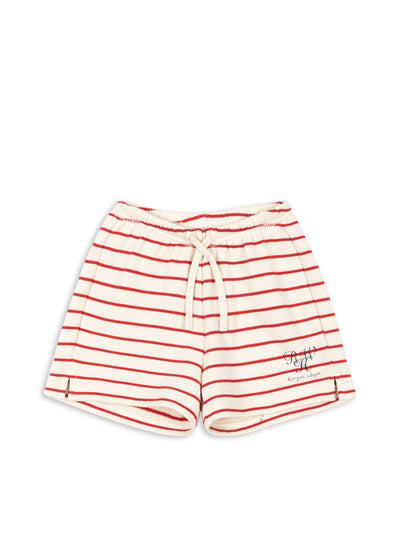 Konges Slojd - Sweathose mit Streifen 'RHW X KS LARGO SHORTS GOTS - PORTA TRIPE'