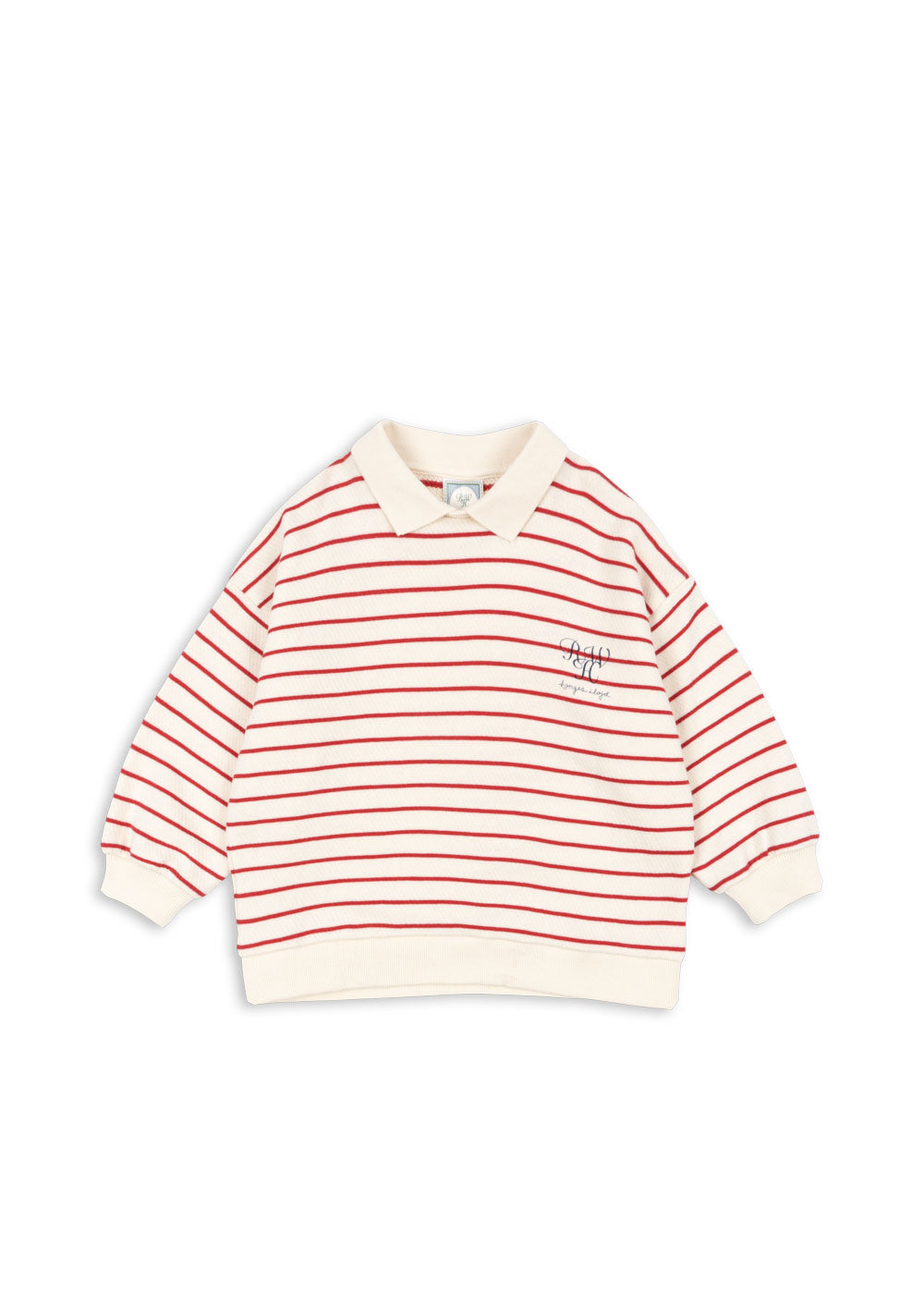 Konges Slojd - Polo mit Streifen 'RHW X KS LARGO SWEAT GOTS - PORTA TRIPE'