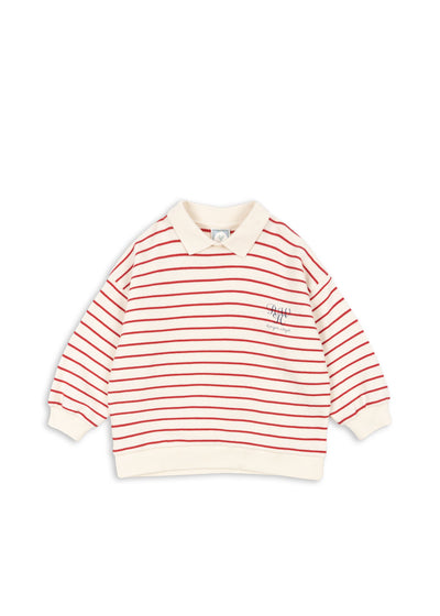Konges Slojd - Polo mit Streifen 'RHW X KS LARGO SWEAT GOTS - PORTA TRIPE'