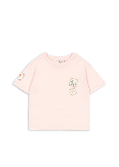 Konges Slojd - T-shirt Bella 'RHW X KS LETTRE TEE OCS - CHALK PINK'