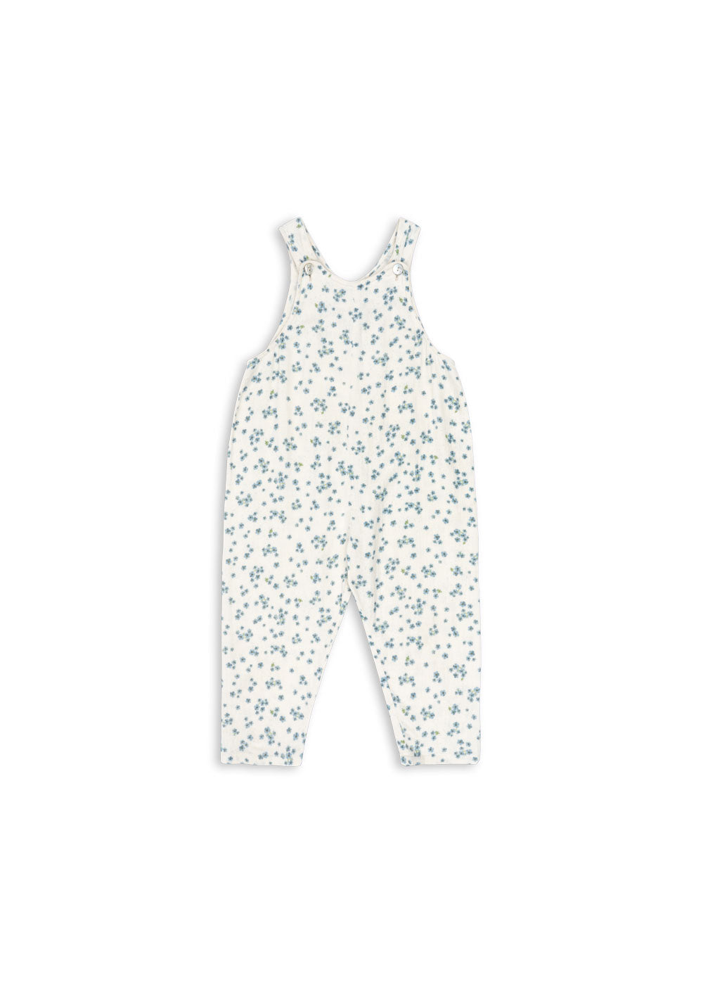 Konges Slojd - Latzhose mit Vergissmeinnicht 'RHW x KS MIOBLU OVERALLS GOTS - FORGET ME NOT'