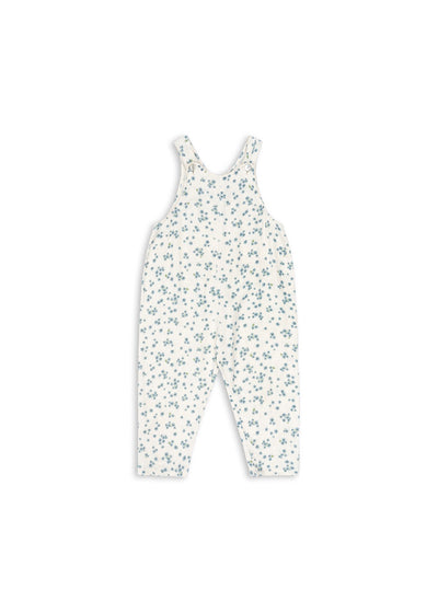 Konges Slojd - Latzhose mit Vergissmeinnicht 'RHW x KS MIOBLU OVERALLS GOTS - FORGET ME NOT'