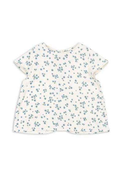 Konges Slojd - Shirt mit Vergissmeinnicht 'RHW X KS MIOBLU TOP GOTS - FORGET ME NOT'