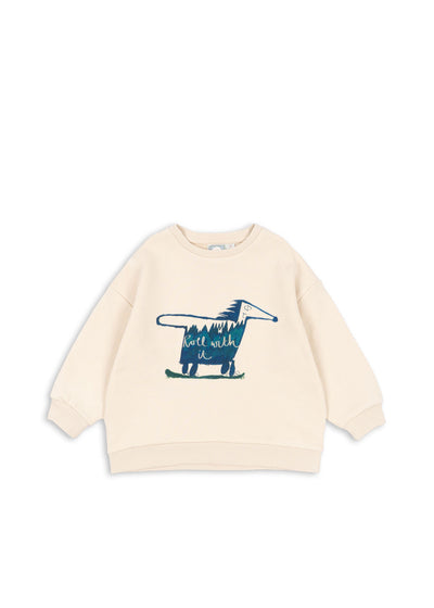 Konges Slojd - Sweatshirt 'RHW X KS ROLLER SWEAT OCS - SUMMER SAND'