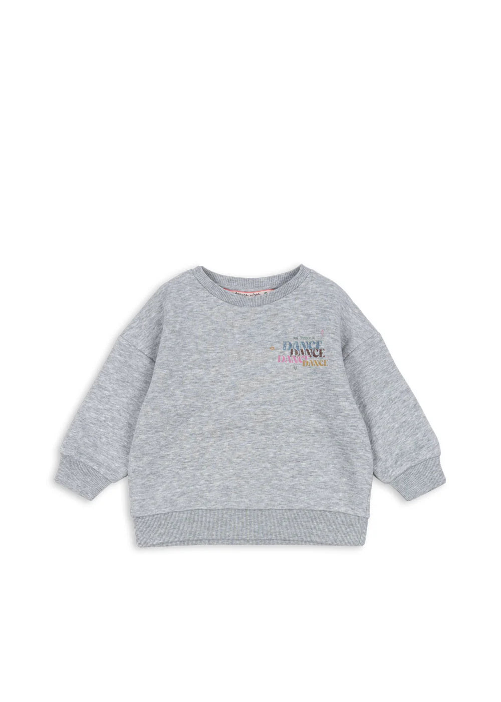 Konges Slojd - Sweatshirt mit Dino Weihnachten 'LOU SWEAT SHIRT OCS - GREY MELANGE'