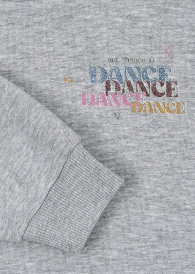Konges Slojd - Sweatshirt mit Dino Weihnachten 'LOU SWEAT SHIRT OCS - GREY MELANGE'