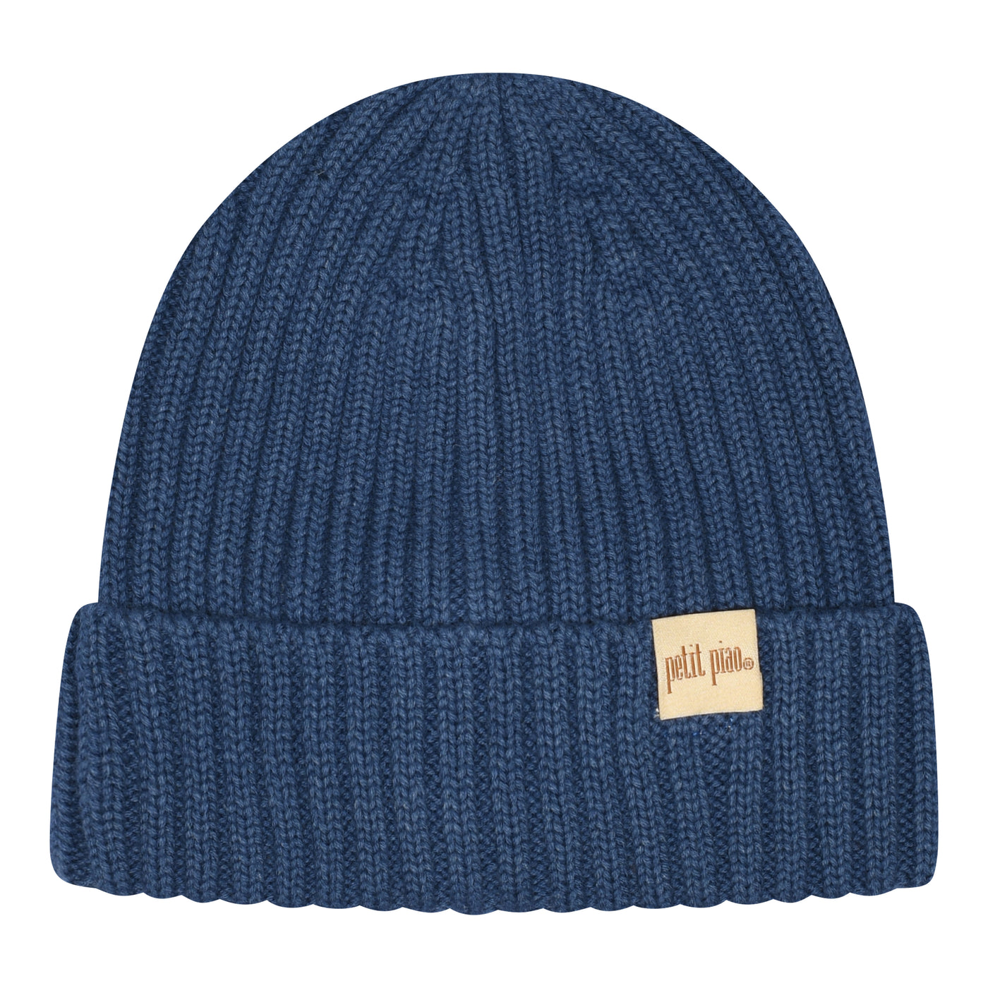 Petit Piao - Mütze 'Knit Hat - Denim Blue'