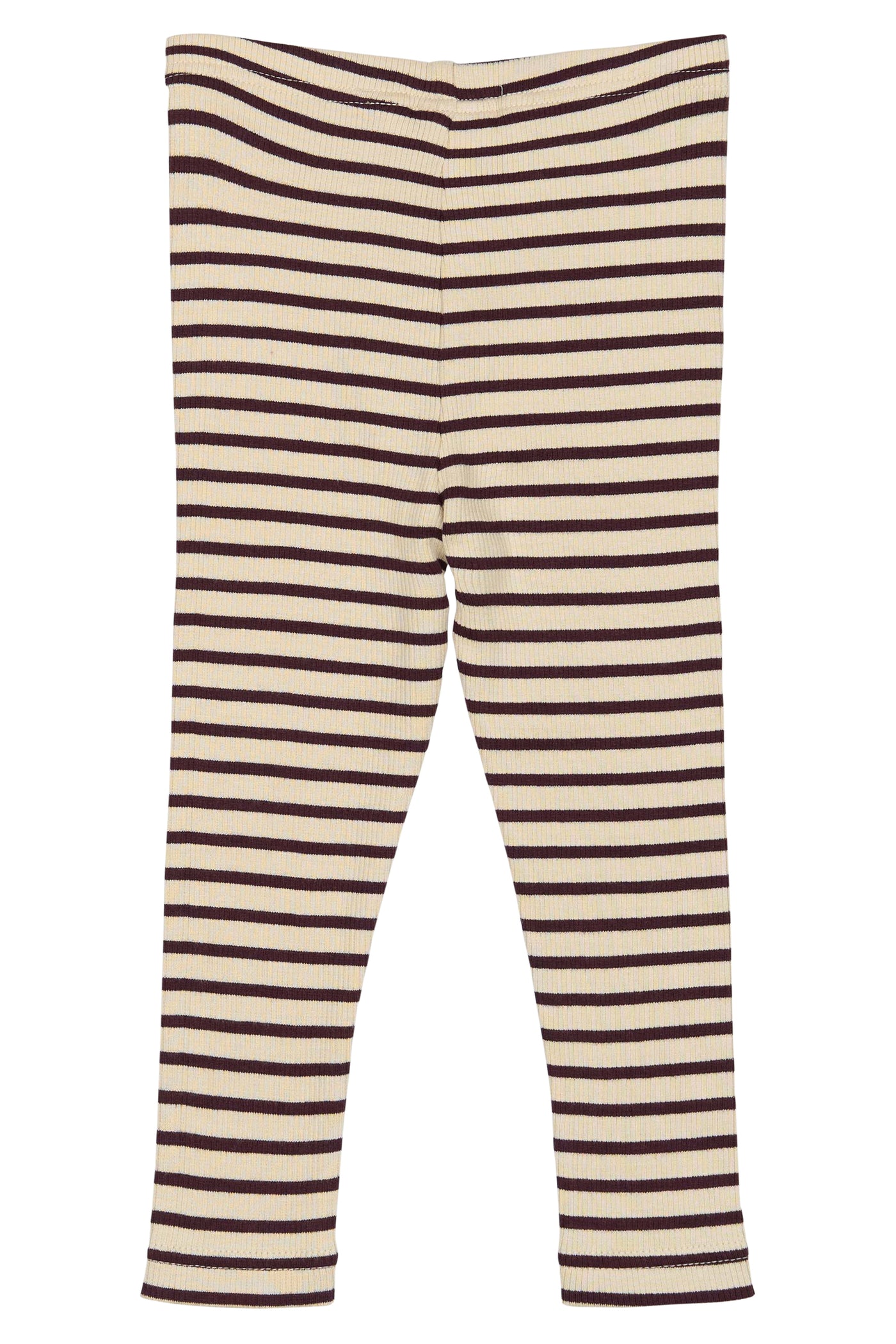 Petit Piao - Leggings 'Legging Modal - Dark Grape/ Off White'