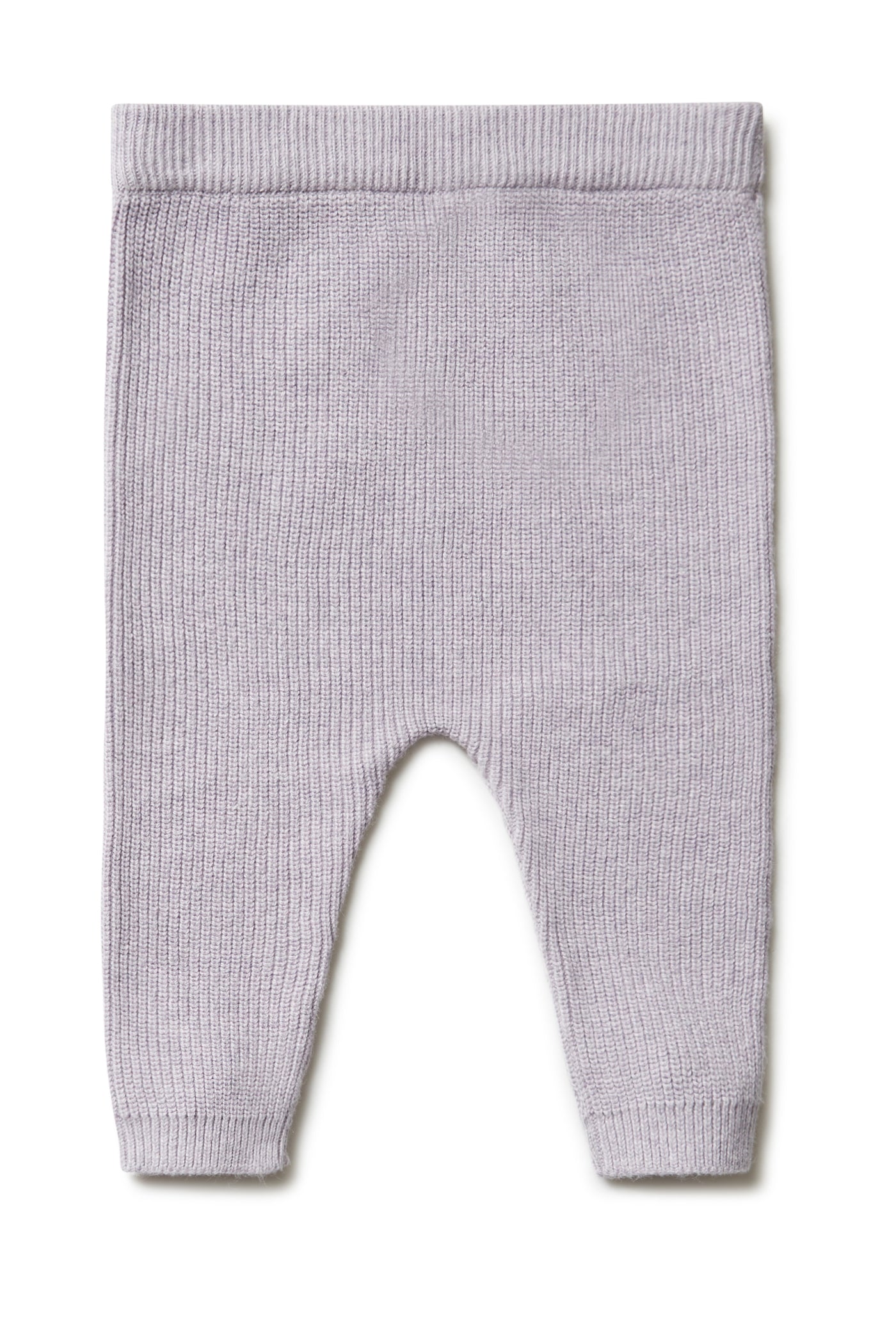 Puri Organic - Strick Hose 'Pant feiner Perlfangstrick - Lavendel'