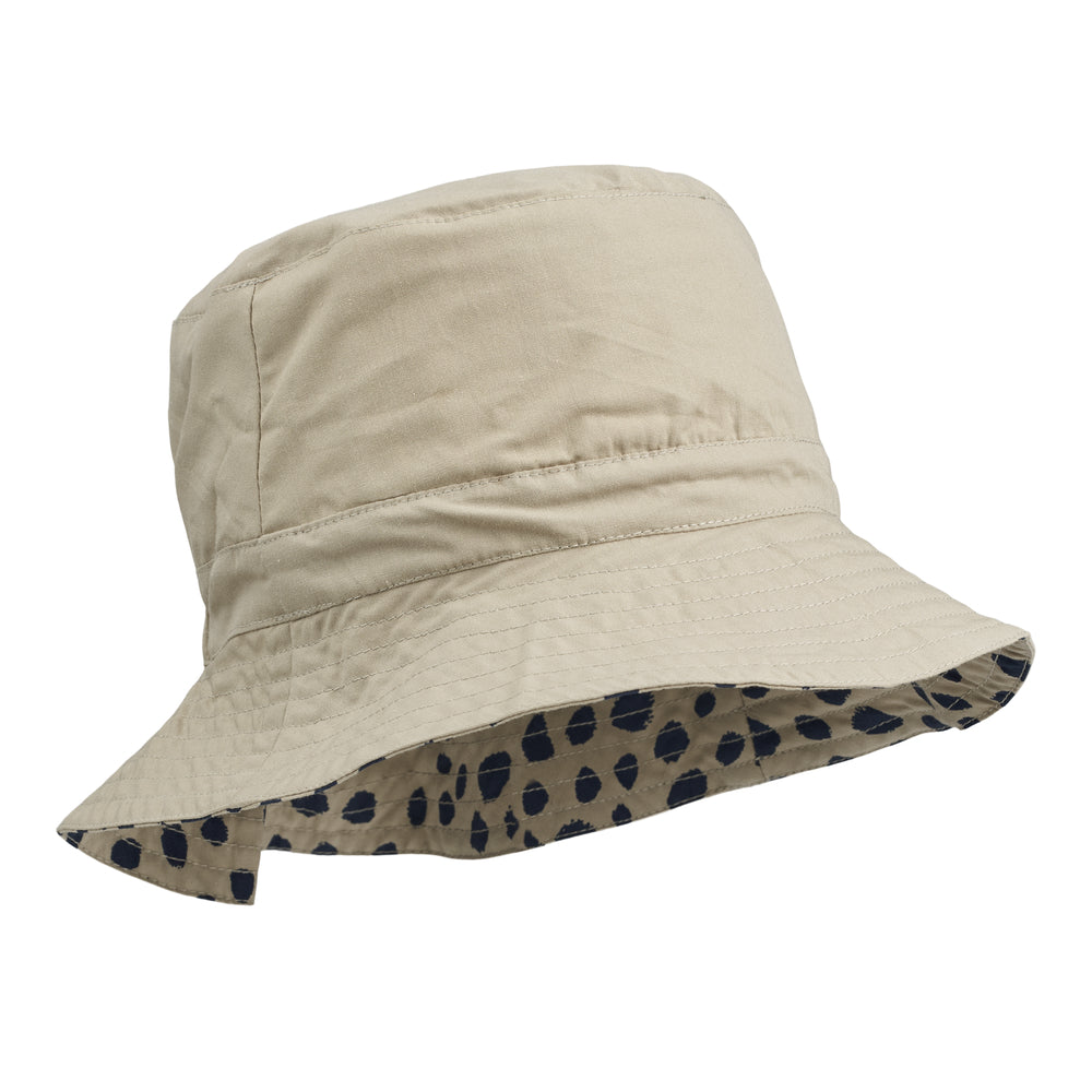 Liewood - Sonnenhut 'Sander Printed Reversible Sun Hat - Leo Spots Mist / Mist'