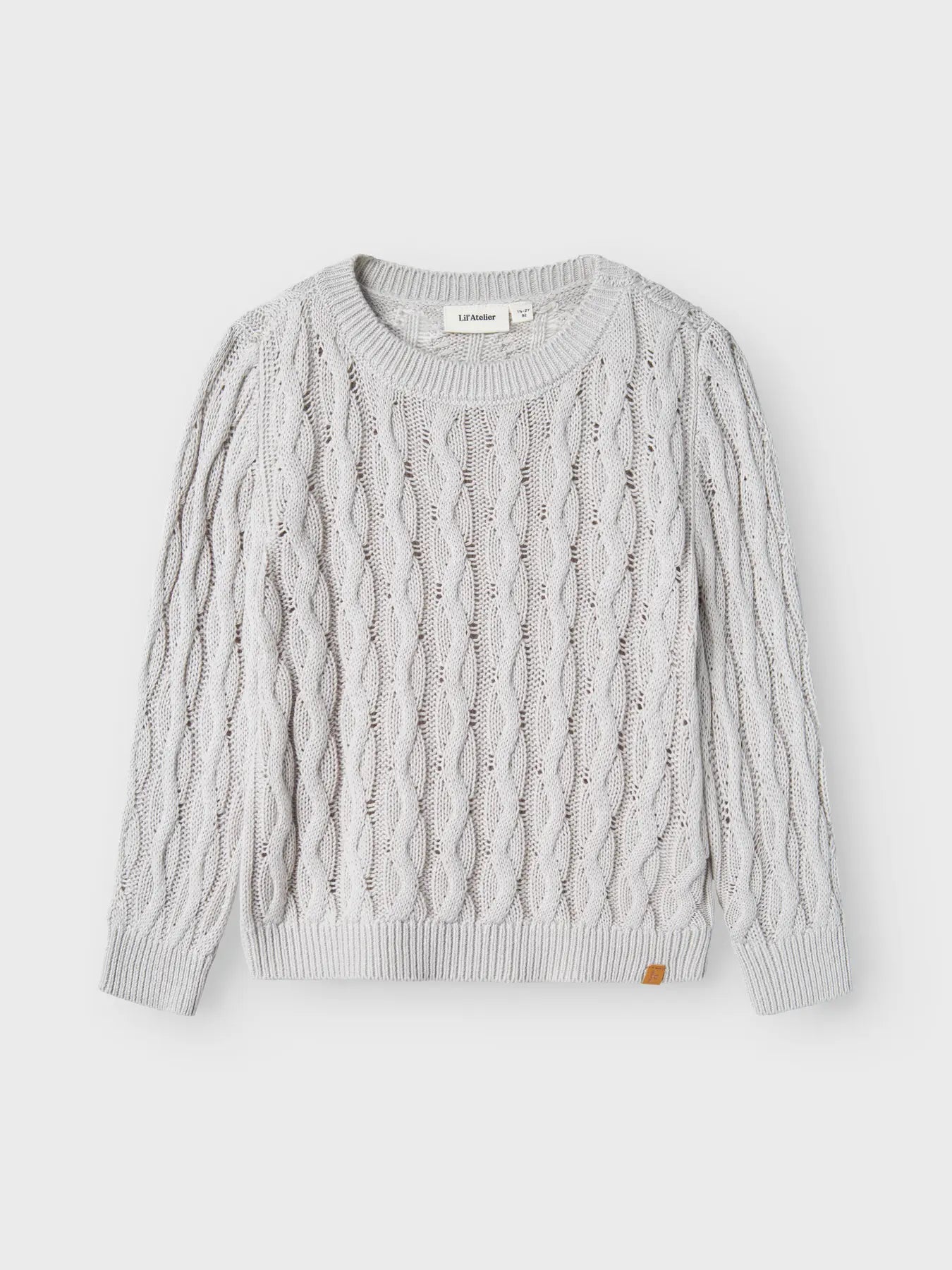 Lil Atelier - Pullover 'NMMFEMIO LS KNIT LIL - Vapor Blue MELANGE'