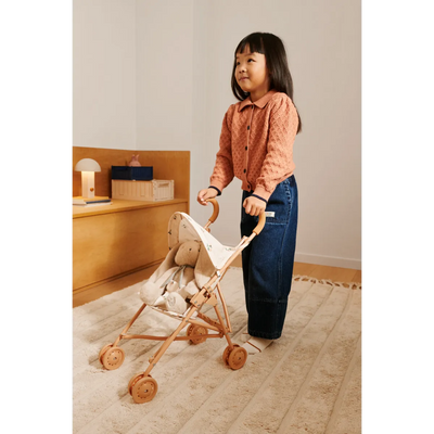 Liewood - Kinderwagen 'Elsie Doll Stroller - Peach / Sea shell'