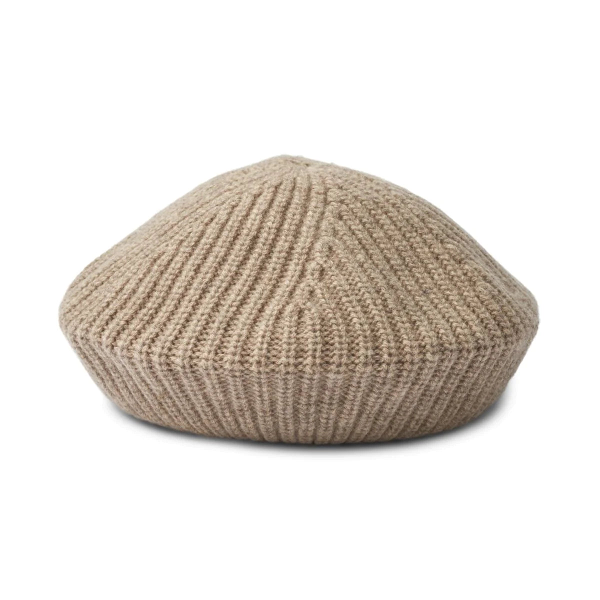Liewood - Mütze Basken aus Wolle 'Borg Beret Hat - Oat melange'