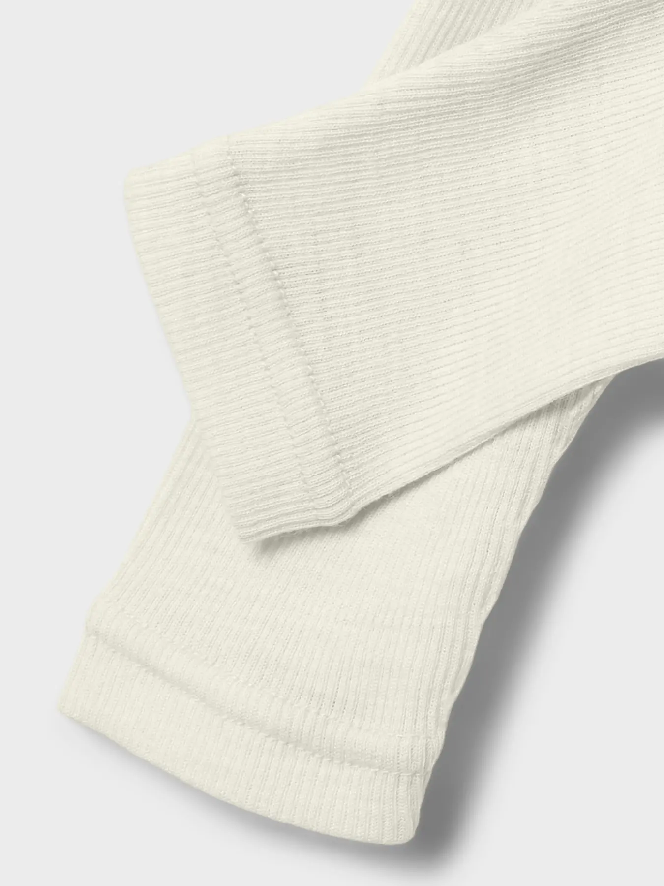 Lil Atelier - Leggings aus Wolle NBNNALU RIB WO/MO SLIM LEGGING LIL - Turtledove/ MELANGE'