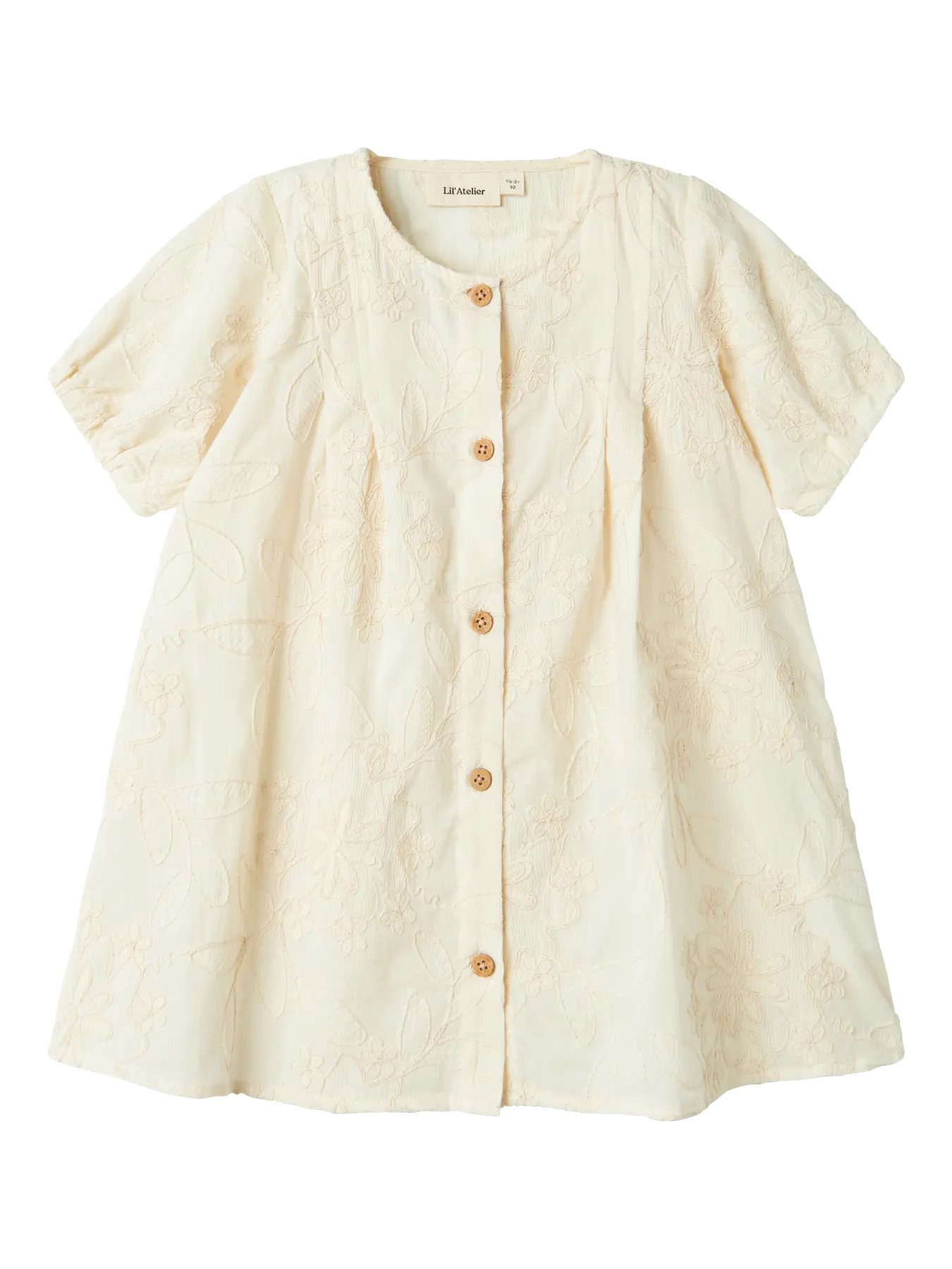 Lil Atelier - Kleid 'NMFFUNA SS LOOSE DRESS LIL - Turtledove'